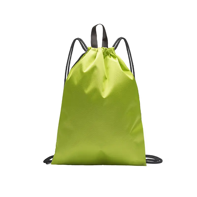 Custom Logo Drawstring Backpack 210D Polyester Draw string Sports Backpack Promotional Bag Custom Polyester Drawstring Bags