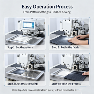 Máquina de Coser Industrial Automática para Bordado y Producción Textil - Product Image 4