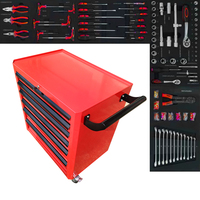 Xuanrong Matériau en acier laminé à froid Boîte à outils Armoire à rouleaux Outil d'armoire à 7 tiroirs