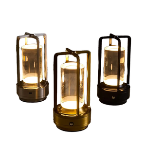 מנורת שולחן לילה <span class=keywords><strong>LED</strong></span> ABS פלסטיק נטענת ניתנת לעמעום 3 טמפרטורות צבעוניות עם אישור CE 50000 שעות אורך חיים שולחן ביתי - Product Image 1