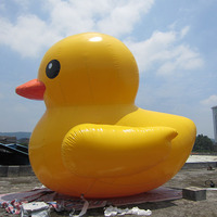 Canard jaune gonflable personnalisé Canard gonflable Animal gonflable de bande dessinée pour la décoration/exposition/publicité