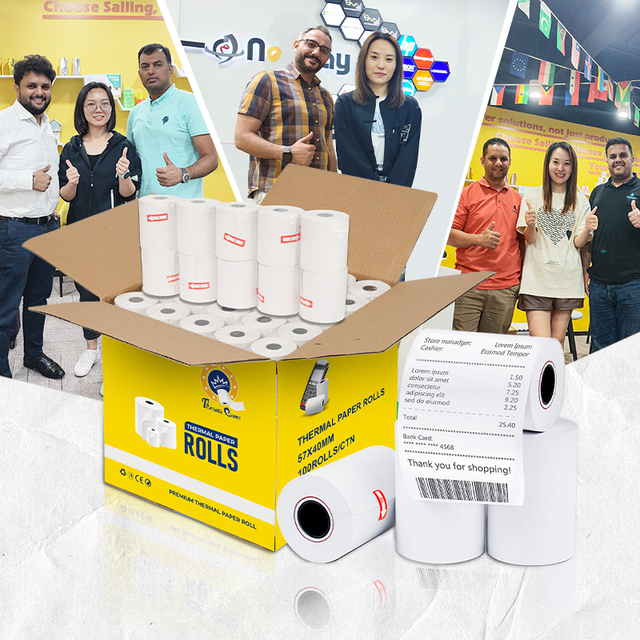 80x80Mm 80x70Mm Free Sample Quality 58Gsm 60Gsm Printing Machine Best Thermal Coated Till Paper Rolls