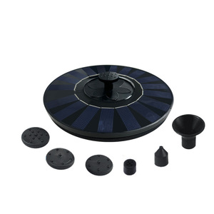 Solar Floating Fountain With Pump And Filter For Garden Pond Home Decoration Modern Design Eco Friendly ABS Material - Product Image 2