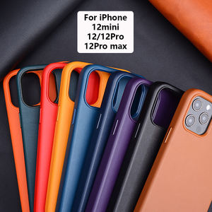 Quantité minimale de commande bas pour iphone 12 Pro Max Logo personnalisé Étuis de téléphone portable magnétiques Étui de téléphone en cuir à grain uni PU antichoc - Product Image 6