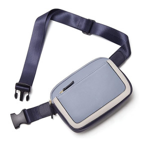 Bolso de Cintura Impermeable de Cuero PU, Bolso Cruzado Deportivo para Mujer, Moda Transfronteriza, Diseño Retro con Bloques de Color - Product Image 4