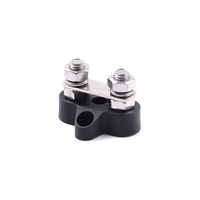 Barre omnibus M8 à double borne, bloc de distribution d'alimentation, borne de jonction de batterie 12V-48V pour voiture, camping-car, bateau, système solaire