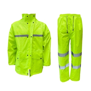 Chaqueta Impermeable de Motocicleta y Bicicleta de Alta Visibilidad, Diseño de Doble Capa, Tela Oxford de Alta Calidad, Traje de Lluvia Resistente - Product Image 2