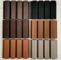Revêtement mural extérieur moderne en composite plastique, panneaux muraux extérieurs pour maison