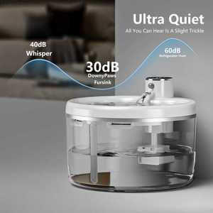AUMANN OEM/ODM Kabelloser Umweltfreundlicher Hunde-Trinkbrunnen mit PC-Tablett, 3L/102oz, Tragbar, Aufladbar, Automatisch, Robustes Design - Product Image 3