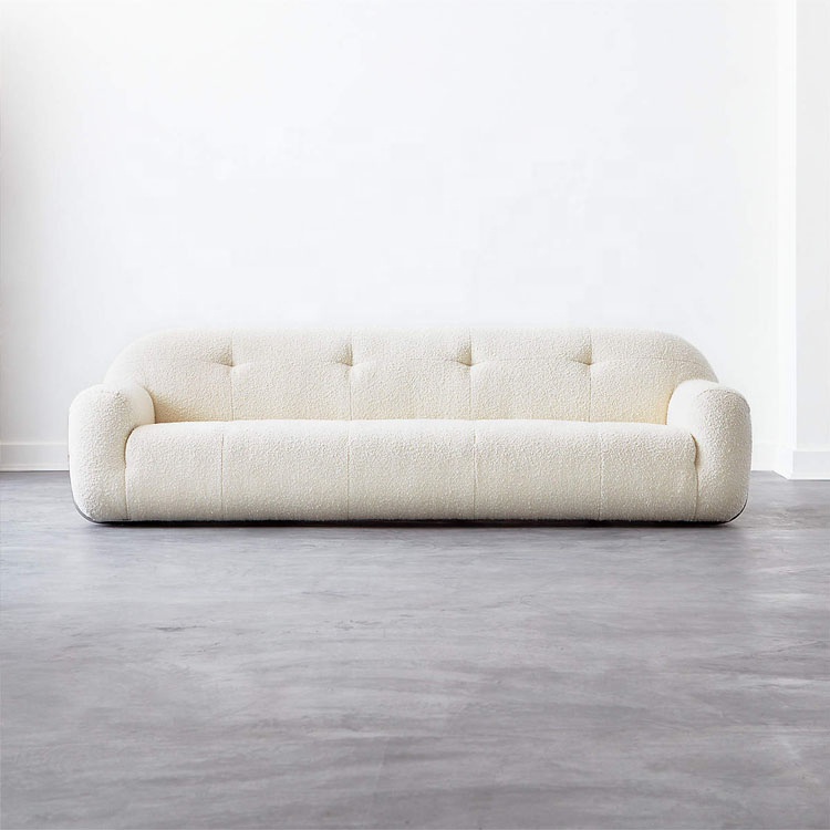 Modern indoor furniture popular customize hotel home flannel couch lving room sofa