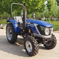 Tracteur à roues 4x4, tracteur de jardin, pièces détachées, moteur Laidong Euro 5 50 CV, 8 vitesses avant + 2 vitesses arrière, direction hydraulique complète, hydraulique forcé