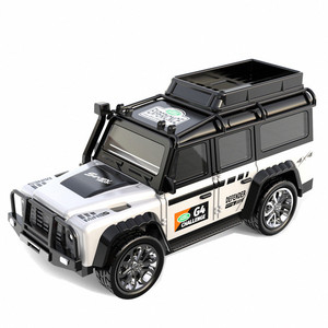 Coche RC Miniatura a Escala 1/64, 2.4G, con Cable USB, Velocidad Ajustable, Vehículo Todoterreno, Remolque, Modelo de Aleación, Juguete, Regalo - Product Image 4