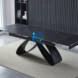 modern cheap ceramic dining table new design Marble Dining Room Table