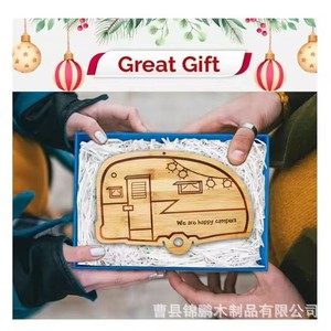 Tabla de cortar de bambú con forma personalizada, grabada con láser, multifuncional, soporte para ollas, decoración de pared para uso doméstico. - Product Image 2