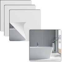 Feuilles de miroir autocollantes Art Déco, flexibles, non en verre, amovibles, autocollants muraux pour salle de bain, chambre à coucher, décoration murale 3D en acrylique