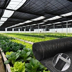 Rete Ombreggiante Nera in HDPE Tessuto Anti-UV per Serre Agricole e Colture Orticole, Telo Ombreggiante con Tasso di Ombreggiatura del 30%-95% - Product Image 1