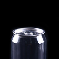 Bouteilles en plastique PET 500ML avec couvercles Récipients alimentaires Bouteilles d'eau transparentes pour jus de fruits Café Lait Miel Eau