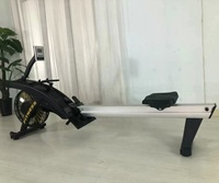 Máquina de entrenamiento de ejercicio comercial, equipo de gimnasio, remo, parada de viento