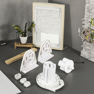 <span class=keywords><strong>Persiana</strong></span> enrollable Manual moderna, accesorios para cabeza, calidad de exportación, serie Skyline, <span class=keywords><strong>persiana</strong></span> enrollable con patrón Horizontal de plástico - Product Image 1