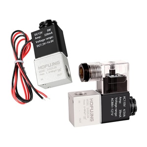 Vanne de régulation de pression 2V025-08, électrovanne pneumatique en laiton, bobine solénoïde 36V, corps 3/2 pour contrôle de débit - Product Image 1