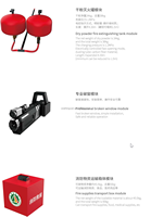 66IB Fire UAV Fire Fighting Drone avec tuyau captif Fire Bomb Drone Uav de livraison à longue portée pour le sauvetage d'urgence