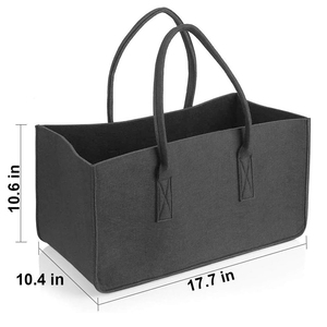Grande capacité cheminée poêle à <span class=keywords><strong>bois</strong></span> accessoires feutre pliable support de <span class=keywords><strong>bois</strong></span> de chauffage <span class=keywords><strong>panier</strong></span> <span class=keywords><strong>bois</strong></span> de chauffage porte-bûches sac fourre-tout - Product Image 2