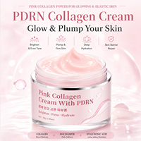 Crème hydratante au collagène PDRN pour tous types de peaux, réparation de la barrière cutanée et réinitialisation de la peau, crème visage quotidienne certifiée GMP, 30g, soin de la peau coréen