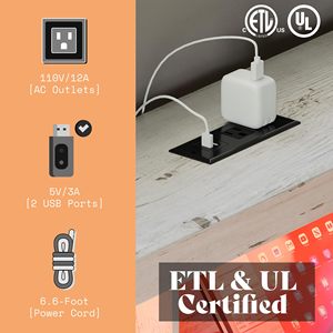 Base de lit King moderne 51.<span class=keywords><strong>2</strong></span> "tête de rangement LED 4 bacs de rangement station de charge solide vieux blanc reine aucune tête de lit requise - Product Image 5
