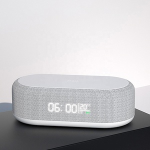 2024 thiết kế mới đa chức năng hiển thị thời gian 4 trong 1 bảng kỹ thuật số Đồng hồ báo thức 15 Wát nhanh chóng sạc không dây với LED ánh sáng ban đêm - Product Image 6