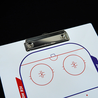 Tableaux magnétiques d'entraînement de hockey sur glace personnalisés, porte-documents, impression UV/sérigraphie 4 couleurs, couleur personnalisée, plastique effaçable à sec