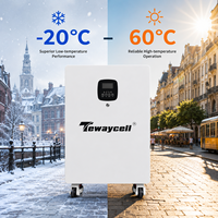 Batterie domestique au lithium-ion LiFePo4 10000 cycles UE pour onduleur EMS 8kWh 4.5kW 10kW 15kW 16kW 51.2V 100Ah 200Ah 314Ah 200A