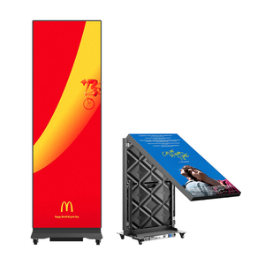 Movable Indoor P1.86 Foldable LED <b>Poster</b> Display Full Color GOB Seamless Splicing Large LED Display Screen - Product Image 1