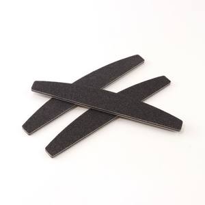 Limas <span class=keywords><strong>80</strong></span>/<span class=keywords><strong>100</strong></span>/150/180/240 Git Venta al por mayor Plástico Eva Espuma Papel de lija Negro <span class=keywords><strong>Lima</strong></span> de uñas Tamaño OEM Marca Embalaje Limas de uñas - Product Image 2