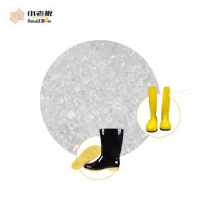 Crystal Soft Shoes Botas de lluvia Sandalias flexibles Pvc Virgin Granules Compuesto PVC gránulos de cristal suave - Product Image 1