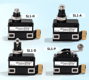 สวิตช์รุ่น SL1 ลดราคา รุ่น SL1-A/AK/B/BK/D/DK/E/EK/P/PK/H สวิตช์จำกัดระยะการเคลื่อนที่สูง แบบลูกกลิ้ง 5A 250V SL1 กันน้ำ M - Product Image 6