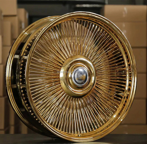 Roues à rayons en deux pièces dorées Roues de voiture de tourisme forgées pour Benz Amg <span class=keywords><strong>Mansory</strong></span> Gls63 G63 pour <span class=keywords><strong>Audi</strong></span> <span class=keywords><strong>R8</strong></span> Rs7 pour Porsche Cayenne - Product Image 4