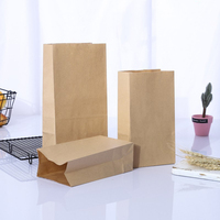 Sac en papier kraft imprimé personnalisé Taiyang 8 #15.5*10*30 marron pour le stockage du pain alimentaire fabriqué en Chine