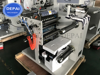 Machine de découpe et de rembobinage automatique d'autocollants, largeur 320 mm, avec compteur de mètres et compteur de numéros pour petits rouleaux