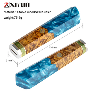 Tay cầm dao tự làm XITUO, tay cầm dao bếp hình bát giác bằng gỗ, dao đầu bếp Santoku, phụ kiện làm dao thủ công - Product Image 3