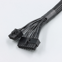Cable de Alimentación para Placa Base ATX de 24 Pines, 10P+18P a 24 Pines, 600 mm, Compatible con Interfaz RM Serie X, Unidades de PSU Modulares
