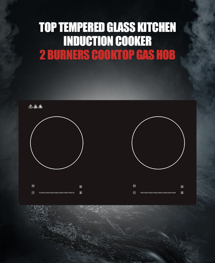 Hot Sale Professional Counter Integrated Built In Three Burner Cooker Electric And Gas Hobs With Skin Touch Control