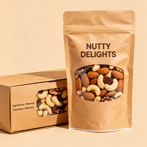 Nouvelles conceptions d'emballages pour amandes et noix de 250 g, boîtes et sachets avec fenêtre transparente - Product Image 6