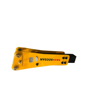 Casse-roche hydraulique de type supérieur Soosan SB20 pour excavatrice de 1,2 à 2,5 tonnes, marteau de démolition vertical durable pour béton - Product Image 2