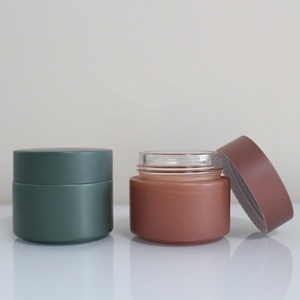 <b>Empty</b> Cosmetic <b>Jar</b> 15g 30g 50g 60g 100g Personalized Matte Color Skincare Face Cream Eye Cream Container Cosmetic Glass <b>Jar</b> - Product Image 4