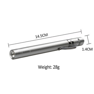 New Arrival Portable Aluminum Alloy UV <strong>Pen</strong> Light Waterproof Mini 395nm Penlight with Clip for Money Check Pet Urine Detection - Product Image 2