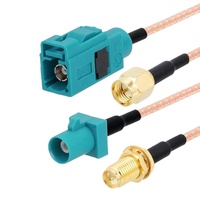 Câble coaxial RF de haute qualité, connecteur Z vers connecteur SMA, différentes longueurs, câble de communication Fakra RG316 droit