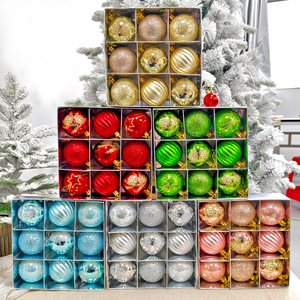 Electroplated Pumpkin Shaped Christmas Baubles Hand Painted Irregular Hanging Ornaments For Xmas <b>Tree</b> Party - Product Image 1