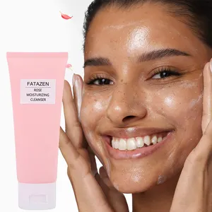 FATAZEN Eigenmarke Gesichtspflege Schönheit heißer Verkauf bio-Rosen-Gesichtsreiniger kräuterpflege Hautpflege Rosa-Gesichtswäsche