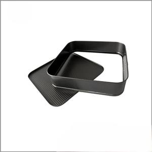 20,22,24 cm Sartenes cuadrados con forma <span class=keywords><strong>de</strong></span> resorte para pasteles Sartenes antiadherentes a prueba <span class=keywords><strong>de</strong></span> fugas, 3 piezas <span class=keywords><strong>de</strong></span> juego - Product Image 3
