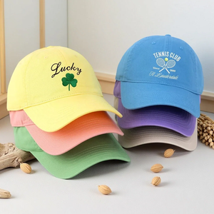 Custom Logo Embroidery 6 Panel Dad Hats Curved Brim Solid Color 100% Cotton Plain Sports High Quality Sport <strong>Baseball</strong> <strong>Caps</strong> - Product Image 3